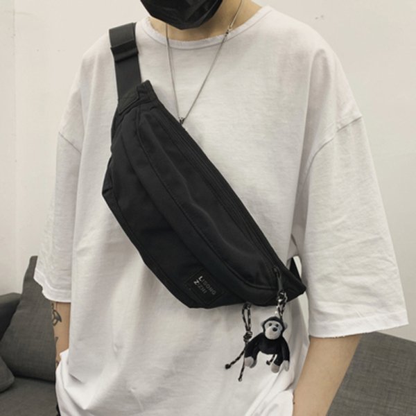 힙색남자의 가슴 가방 일본 조수 브랜드 캐주얼 어깨 - 인터파크 쇼핑
