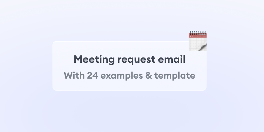 Meeting Request Email — 24 Examples And Templates