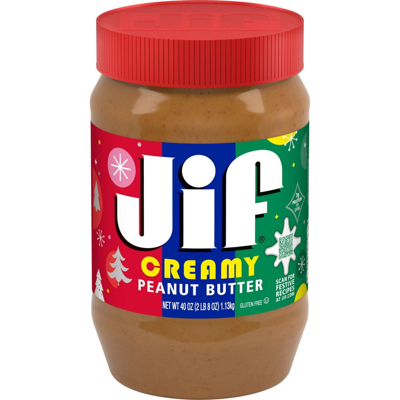 Jif Creamy Peanut Butter, 40-Ounce Jar - Walmart.Com